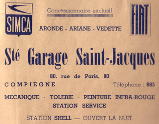 Société Garage Saint-Jacques Compiegne