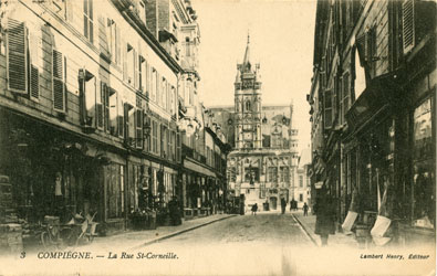 La rue Saint-Corneille Compiegne