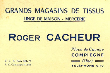Tissus Cacheur Compiègne