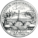 Médaille Pont-Neuf Compiegne 1730