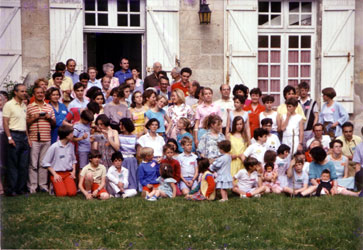 Réunion de la famille Boccond-Gibond Mont Saint-Pierre 1985