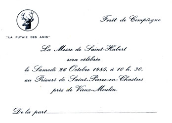 La Futaie des Amis Mont Saint-Pierre en Chastres 1985