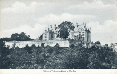 Chateau Offemont ournées des Coaches Vieux-Moulin 1900