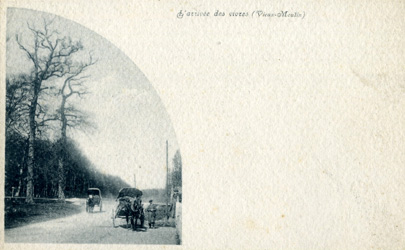 L'arrivée des vivres à Vieux-Moulin en 1890