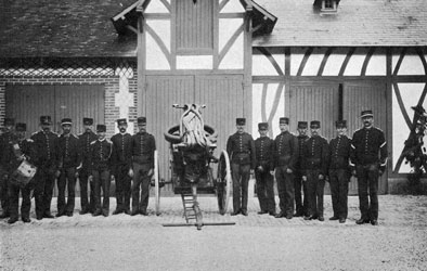 Les Sapeurs-Pompiers de Vieux-Moulin en 1913