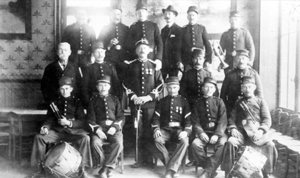 Les Sapeurs-Pompiers de Vieux-Moulin en 1913