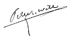 Signature de Maurice Pillet-Will